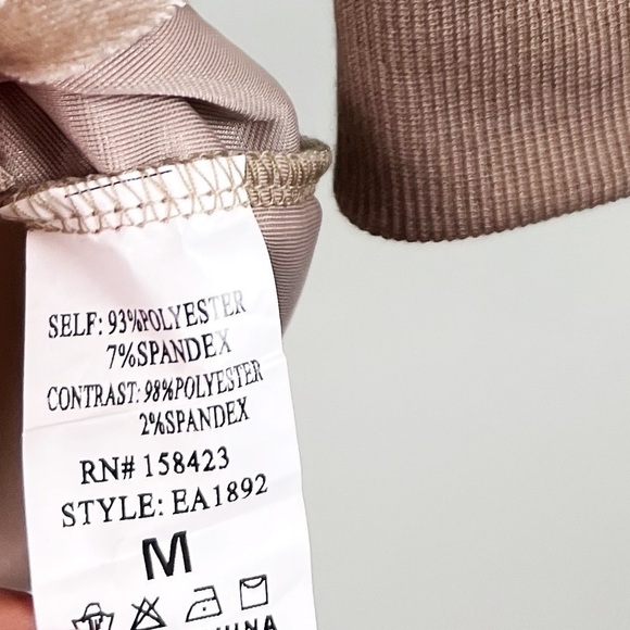 NWT Fashion Nova Erin Velvet Sweatshirt Hoodie Dress in Taupe - Picture 6 of 9